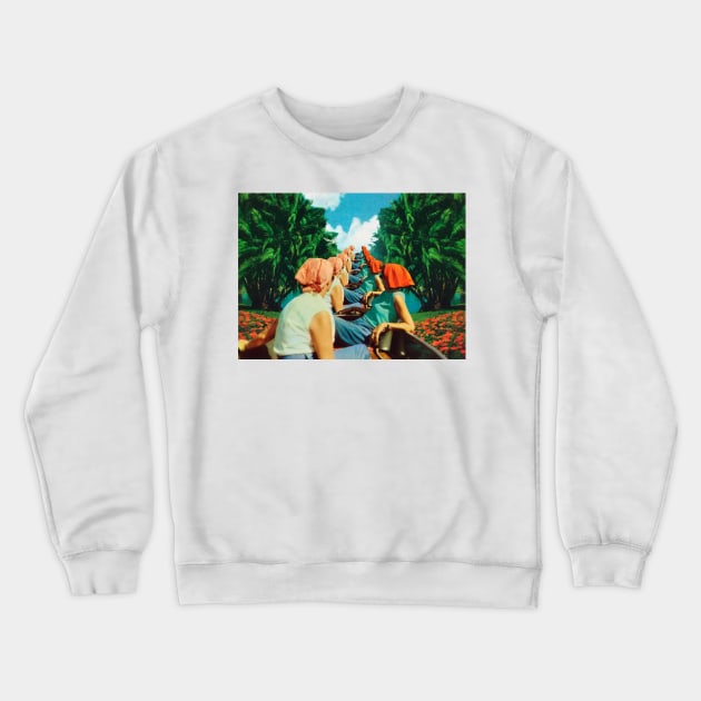 Boat Trip Crewneck Sweatshirt by lacabezaenlasnubes